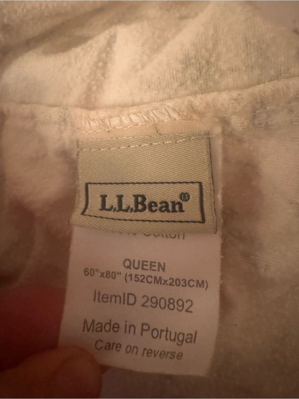 L.L. Bean flannel Botanical Floral Percale Sheet Collection queen - Picture 13 of 14